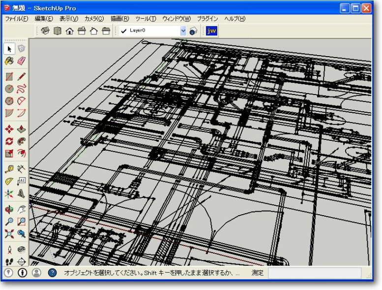 設備3d配管 Sketchupの講習 横浜cad設計です フリーソフトでコスト削減業務を提案します